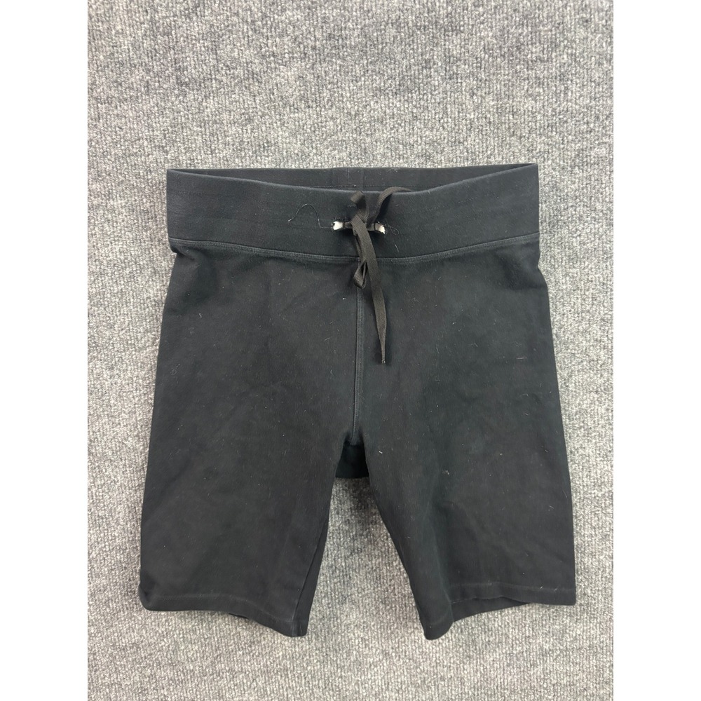 Free People Movement Biker Shorts Women Size S Black Cotton Blend Drawstring
